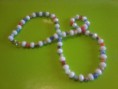 COLLANA CON PERLE BIANCHE E PERLINE MURRINE TUTTI FIORELLINI
